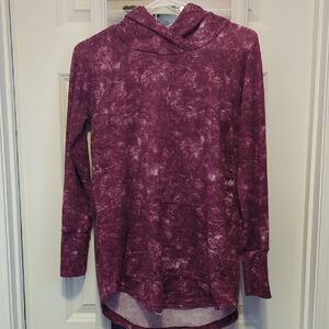 LuLaRoe Maroon Hooded Sweatshirt